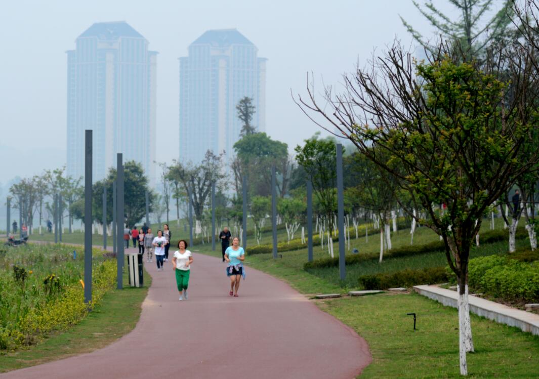 河濱公園——健身寶地